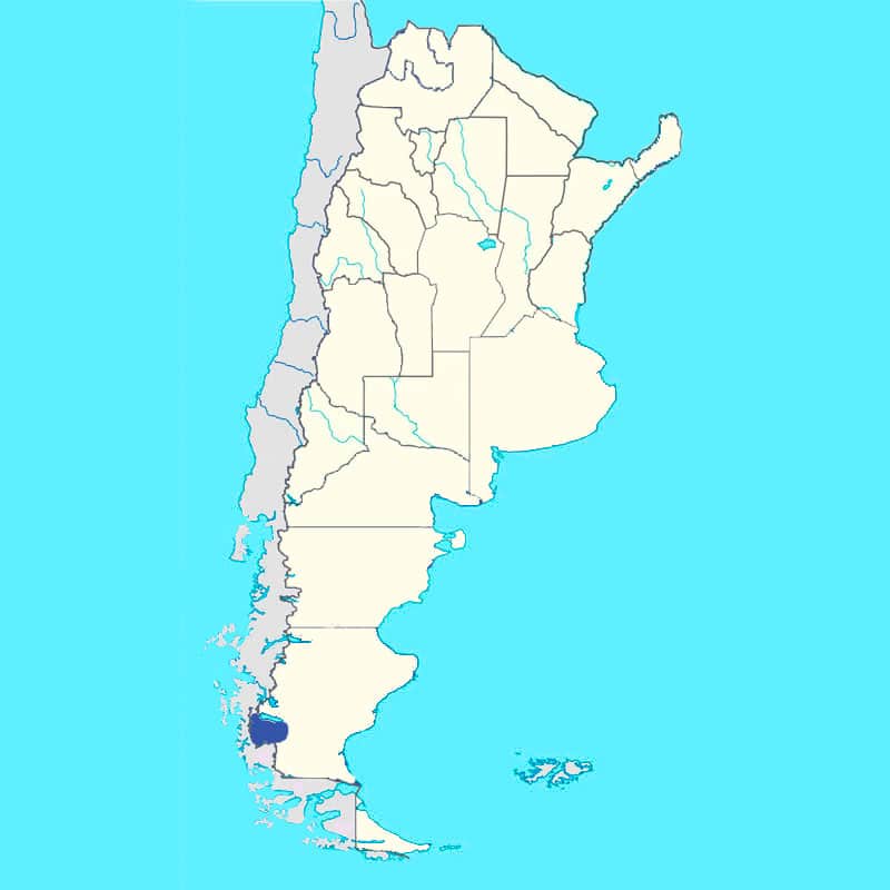 Mapa Calafate